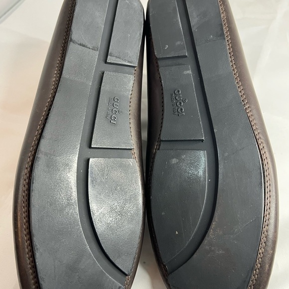 GUCCI
Leather Whipstitch Trim Loafers - Picture 13 of 13
